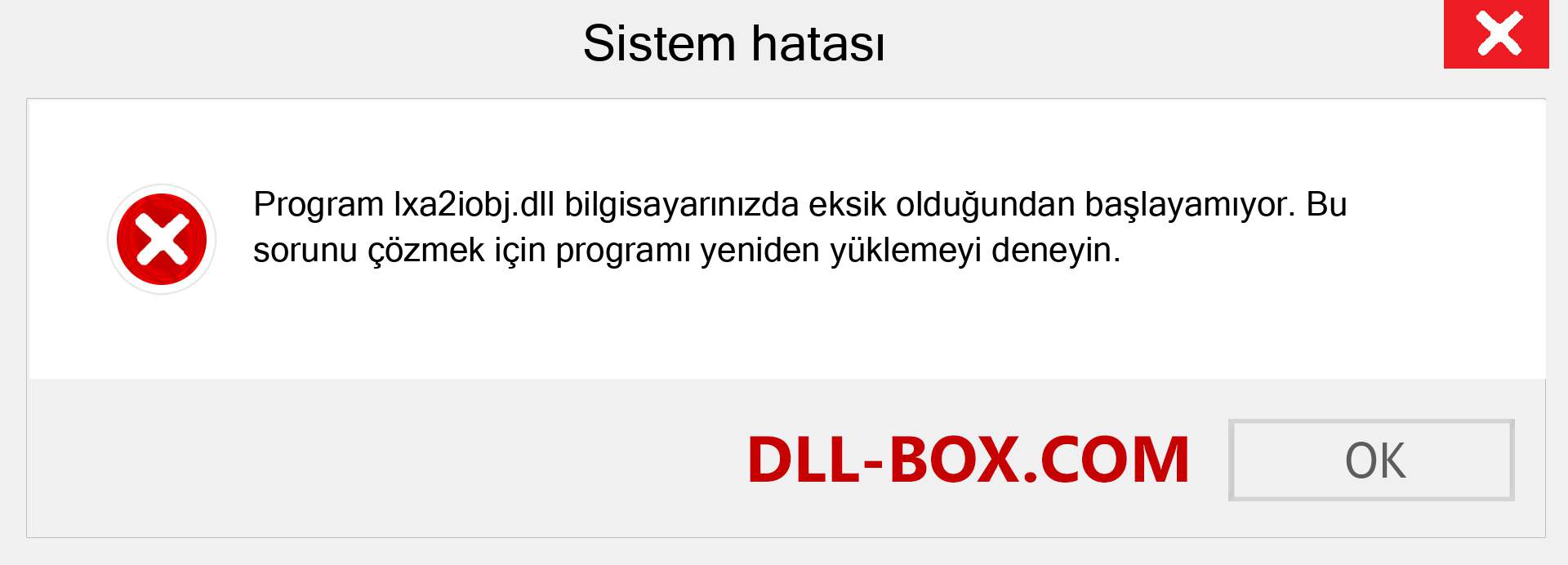 lxa2iobj.dll dosyası eksik mi? Windows 7, 8, 10 için İndirin - Windows'ta lxa2iobj dll Eksik Hatasını Düzeltin, fotoğraflar, resimler